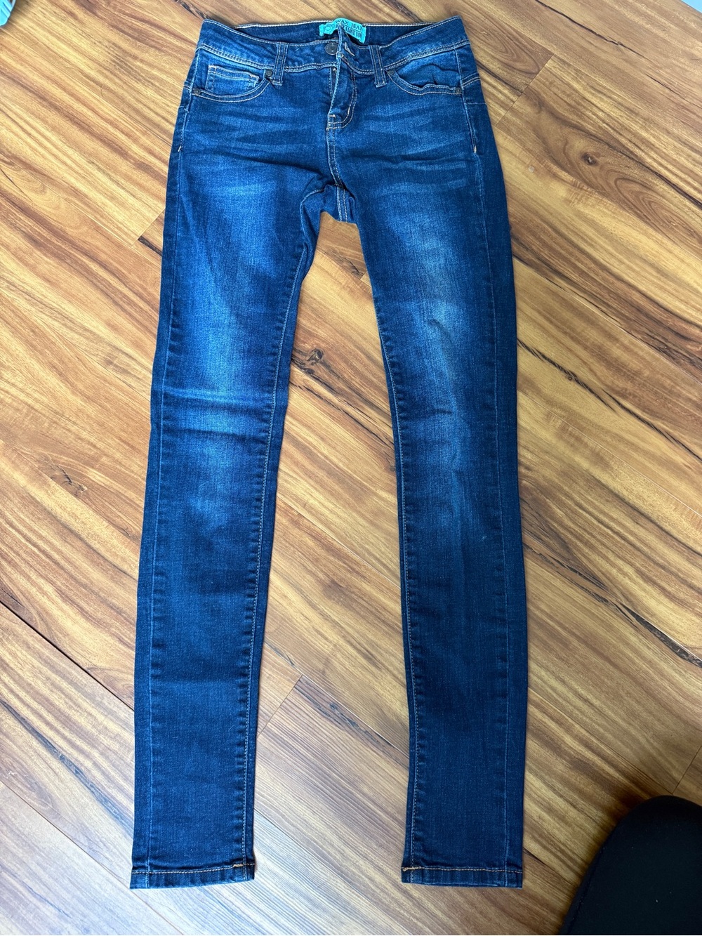 Wax Jean Dark Blue Skinny Jeans